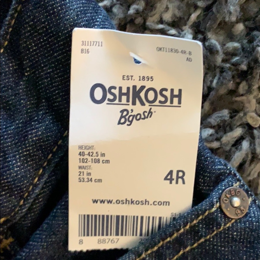 ‘Bgosh Jeans, dark wash. NWT. Relaxed fit. - Picture 3 of 5